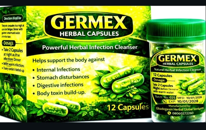 Germex herbal capsules and tea